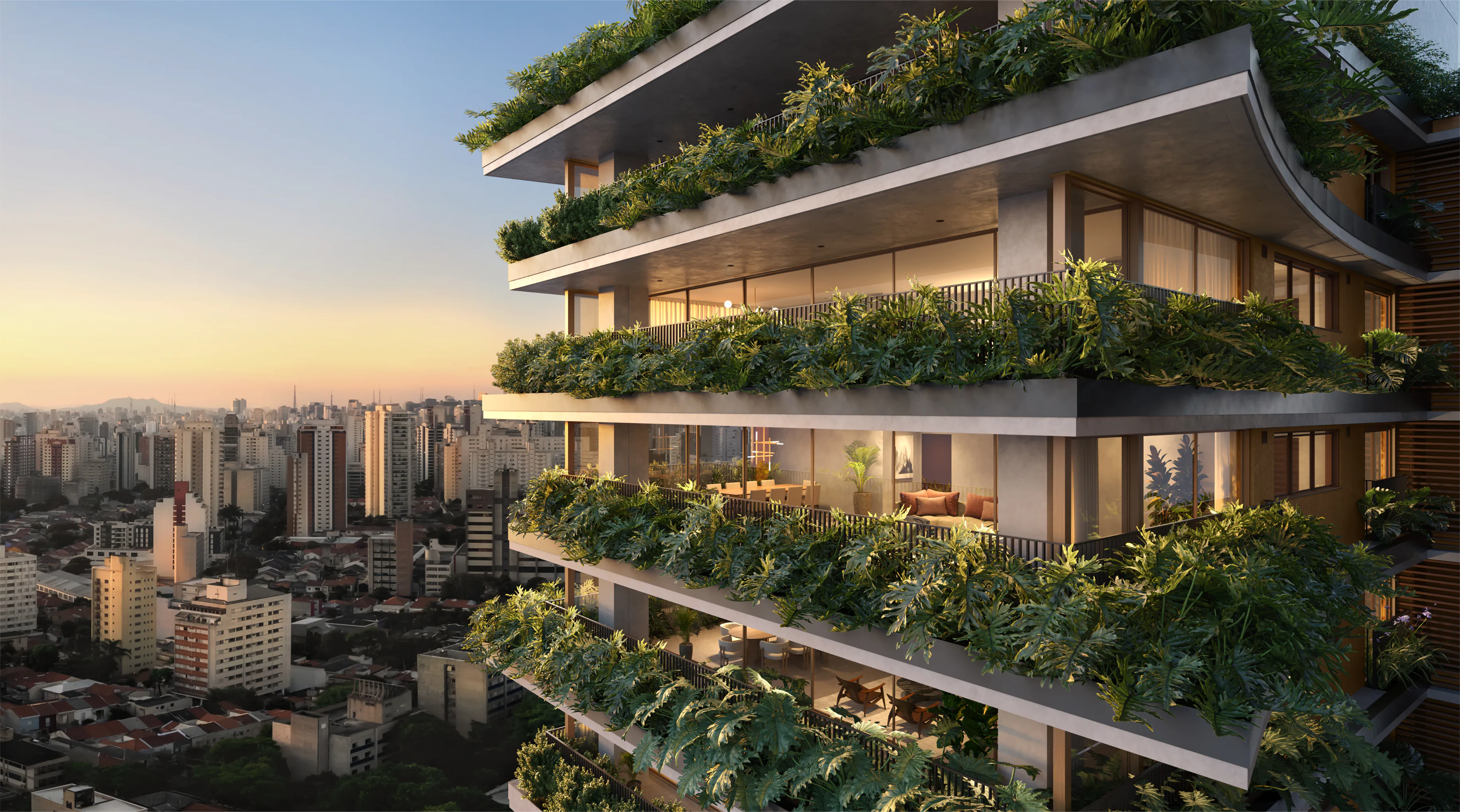 Fachada do Quaddra Lorena na Alameda Lorena, Jardins — São Paulo