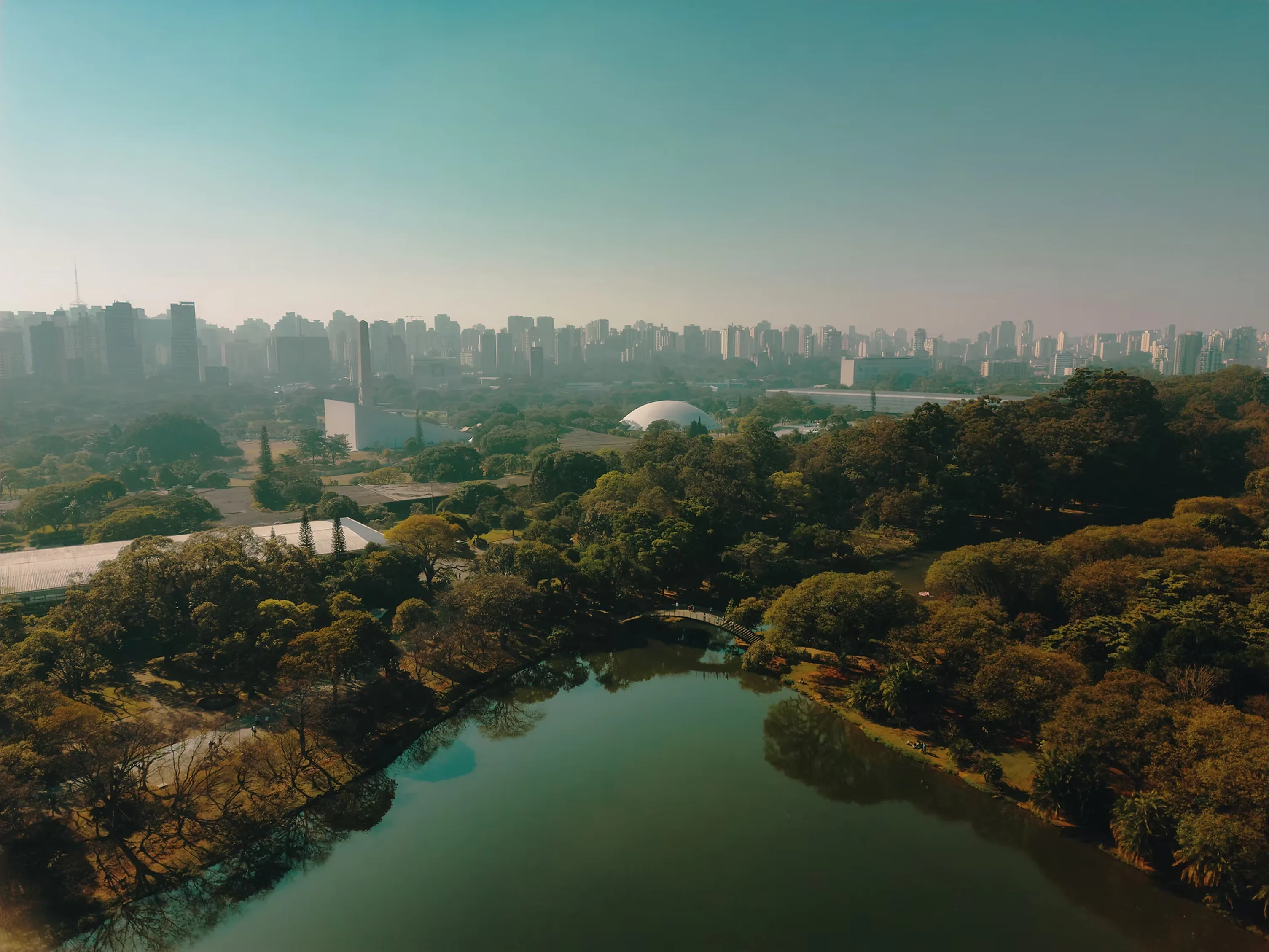 Vista aérea da região dos Jardins — localização do Quaddra Lorena na Alameda Lorena, São Paulo